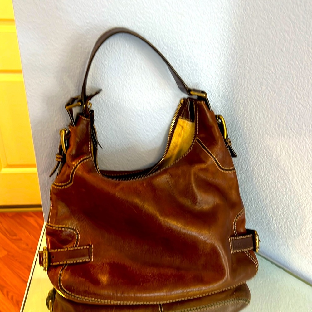 Authentic Michael Kors Shoulderbag- cogniac brown